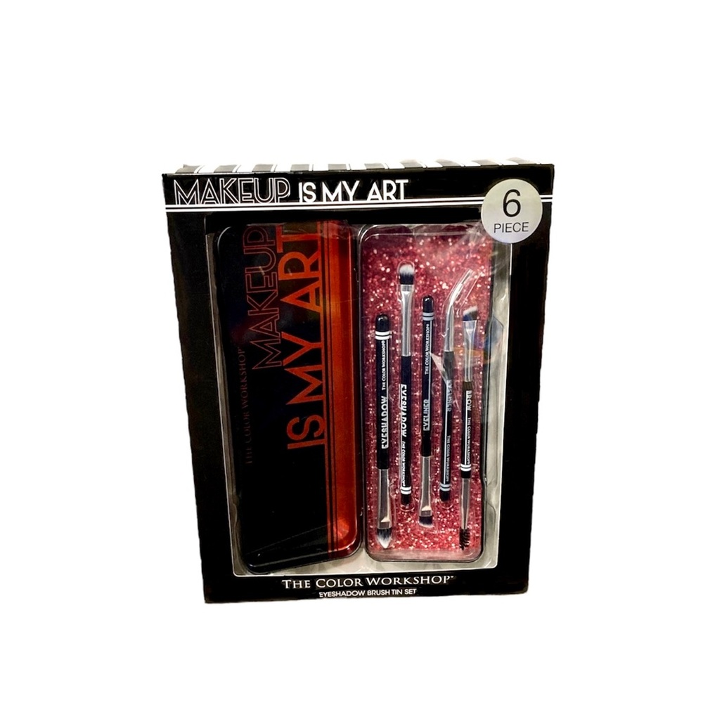 The Color Workshop Eyeshadow Brush Tin Set